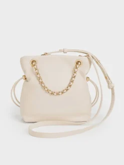 Arya Braided-Chain Crossbody Bag