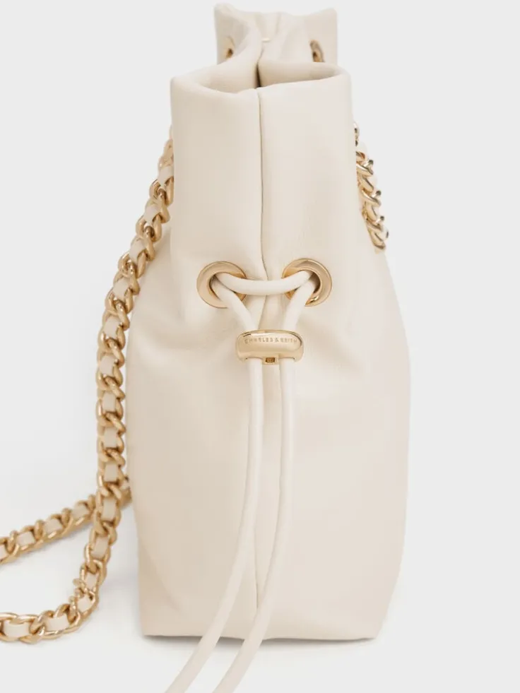 Arya Braided-Chain Crossbody Bag