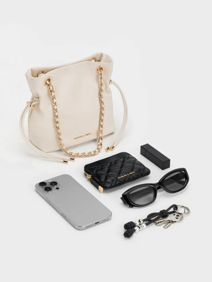 Arya Braided-Chain Crossbody Bag