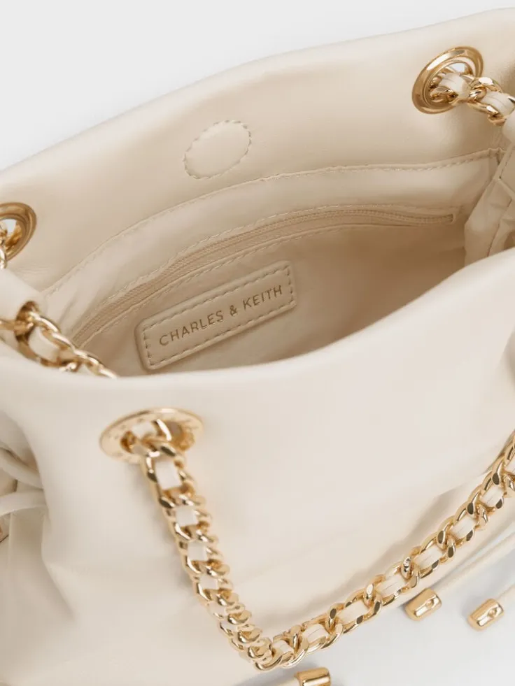 Arya Braided-Chain Crossbody Bag
