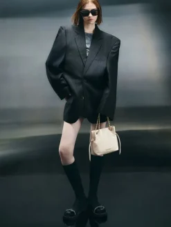 Arya Braided-Chain Crossbody Bag