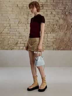 Arya Braided-Chain Crossbody Bag