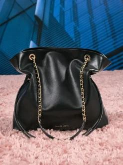 Arya Braided-Chain Tote Bag