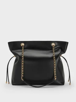 Arya Braided-Chain Tote Bag