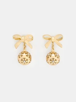 Athalia Snowball Drop Earrings