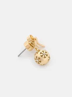 Athalia Snowball Drop Earrings