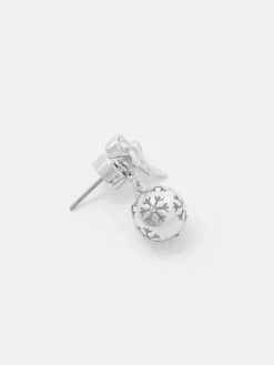 Athalia Snowball Drop Earrings