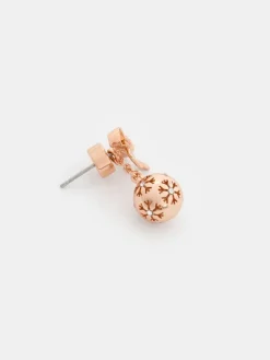 Athalia Snowball Drop Earrings