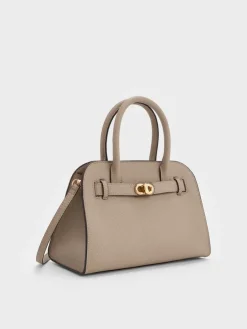 Aubrielle Belted Tote Bag