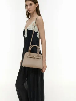 Aubrielle Belted Tote Bag
