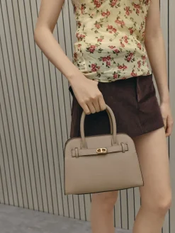 Aubrielle Belted Tote Bag