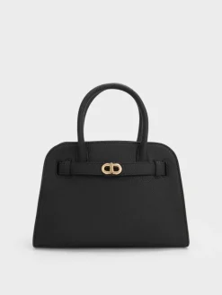 Aubrielle Belted Tote Bag