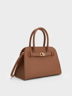 Aubrielle Belted Tote Bag