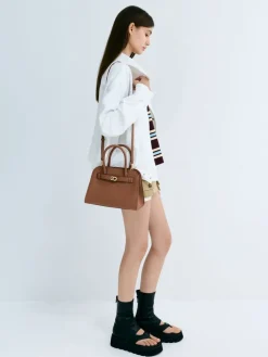 Aubrielle Belted Tote Bag