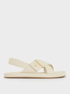 Audra Crossover Slingback Sandals