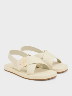 Audra Crossover Slingback Sandals