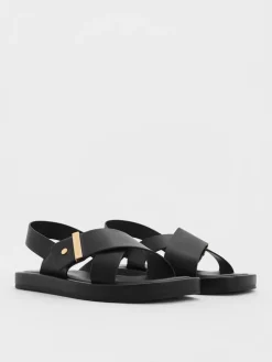 Audra Crossover Slingback Sandals