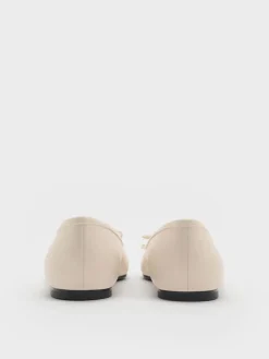 Barbara Pearl-Bow Ballet Flats