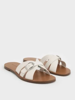 Belted Slide Sandals