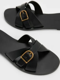 Belted Slide Sandals