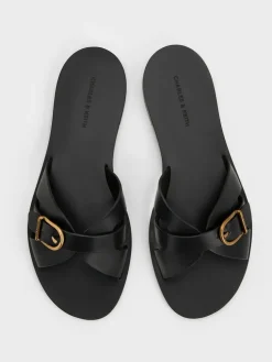 Belted Slide Sandals