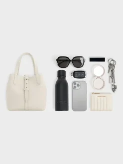 Beryl Belted Bucket Bag