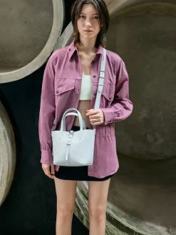 Beryl Belted Bucket Bag