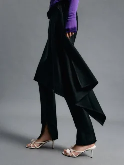 Bow Flower-Pearl Heeled Mules
