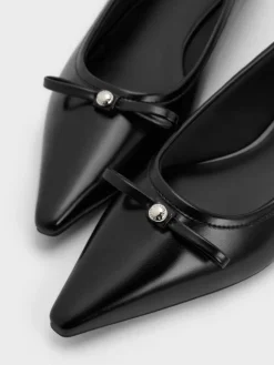 Bow Pointed Ballet Flats
