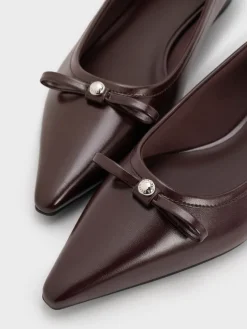 Bow Pointed Ballet Flats