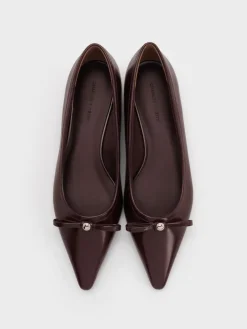Bow Pointed Ballet Flats