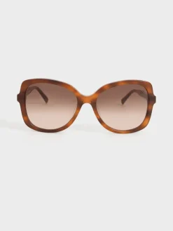 Braided Temple Butterfly Sunglasses