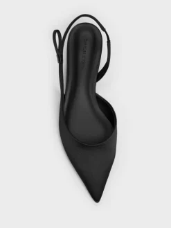 Brantley Bow Slingback Kitten Heels