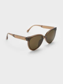 Brea Foldable Aviator Sunglasses