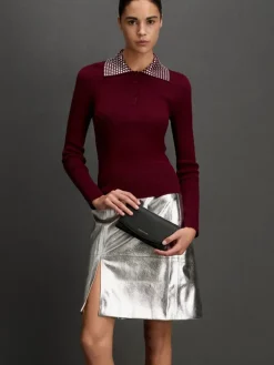Briony Curved Flap Long Wallet