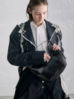 Bryna Curved Hobo Bag