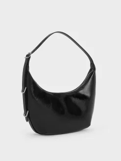 Bryna Curved Hobo Bag