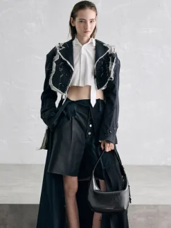 Bryna Curved Hobo Bag