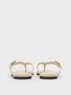 Buckled Thong Sandals