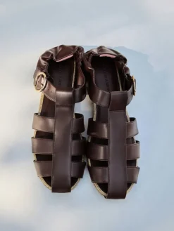 Caged Flat Espadrilles