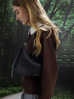 Calla Woven Shoulder Bag