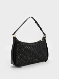 Calla Woven Shoulder Bag