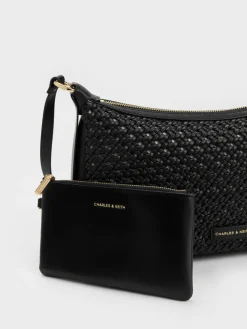 Calla Woven Shoulder Bag