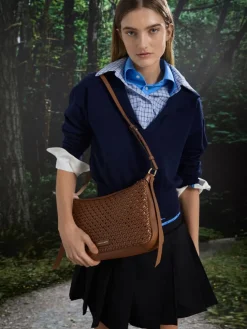 Calla Woven Shoulder Bag