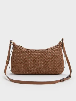 Calla Woven Shoulder Bag