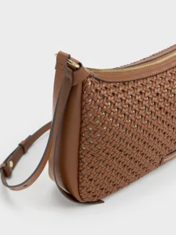 Calla Woven Shoulder Bag