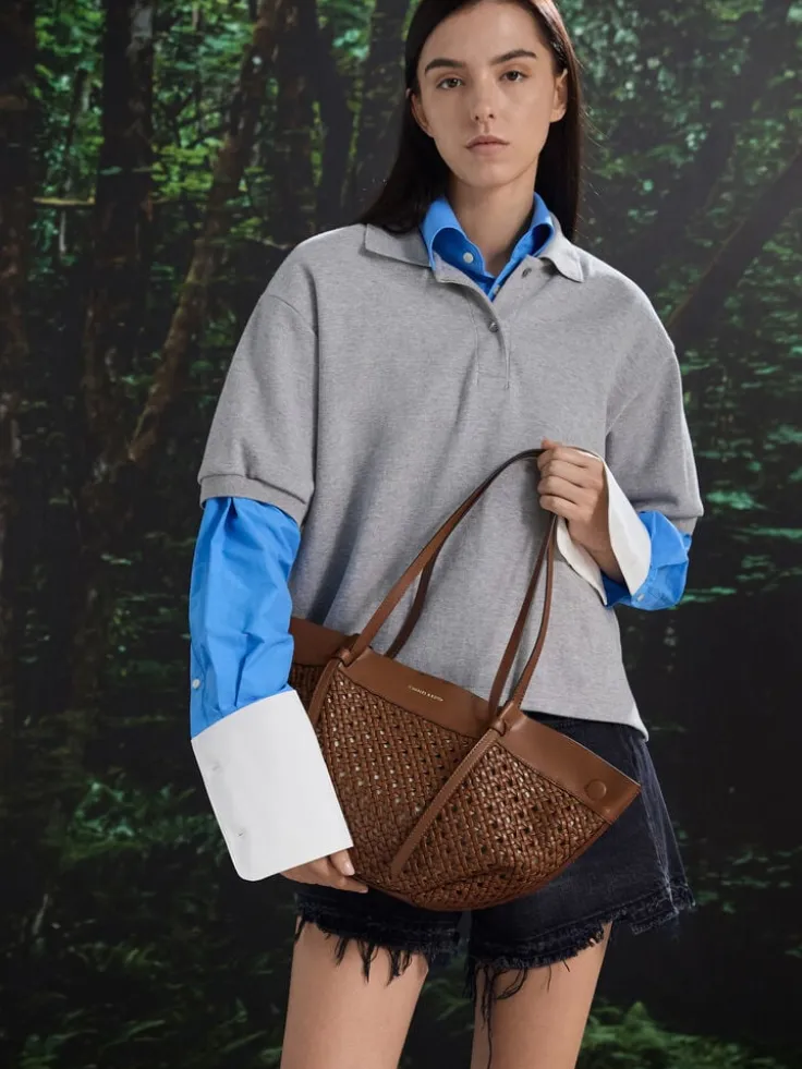 Calla Woven Tote Bag