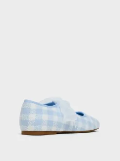 Camila Gingham Mary Jane Flats