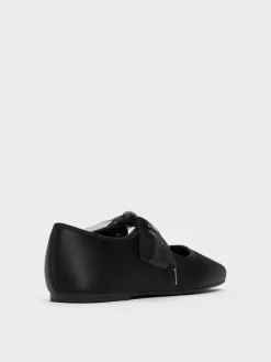 Camila Satin Mary Jane Flats