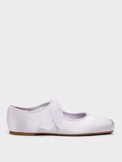 Camila Satin Mary Jane Flats